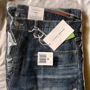 Lucky Brand Baggy Straight Blue Jeans